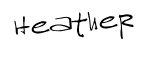 Heather's signature