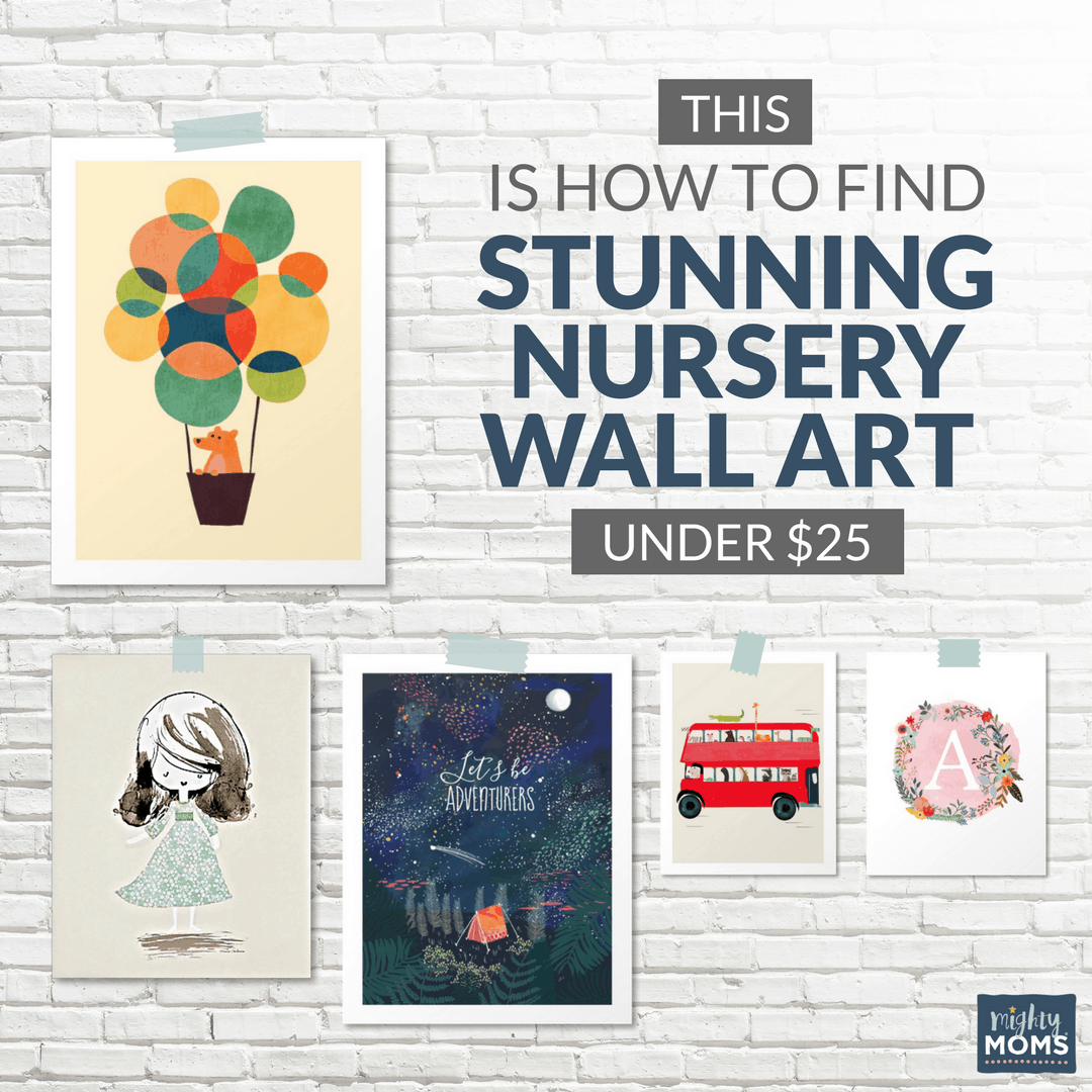 This is How to Find Stunning Nursery Wall Art for Under $25 - MightyMoms.club